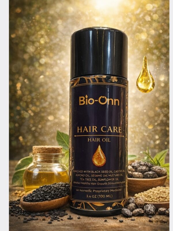 Bio-Onn Ayurvedic hair oil and herbal hair growth oil for hair fall control.